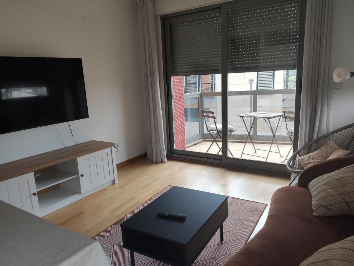 Ferienwohnung Apartamento Playa Ladeira Baiona Exterior foto